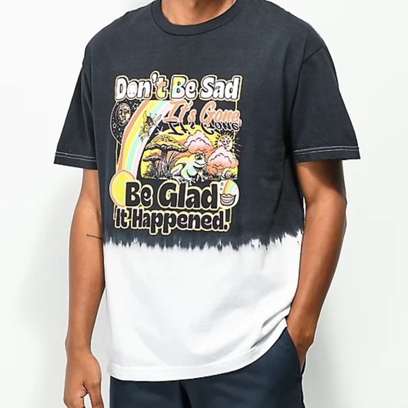 NWOT. Boss Dog Don't Be Sad Black & White T-Shirt Size M - Picture 5 of 5